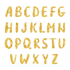 Hand drawn brush font