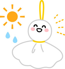 テルテル坊主と雨上がり