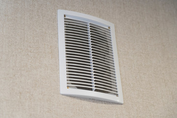 new ventilation grille in the room