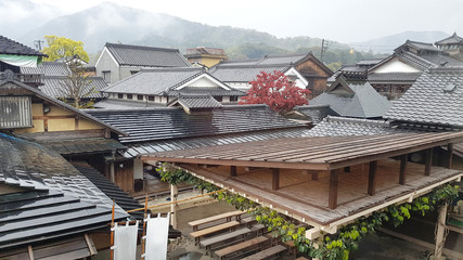 Typical houses in Oharaimachi, Ise, Japan