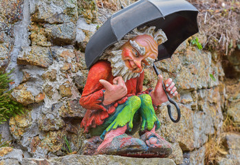 Dwarf Statue Postlingberg Hill Linz
