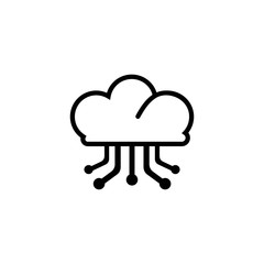 cloud logo vector