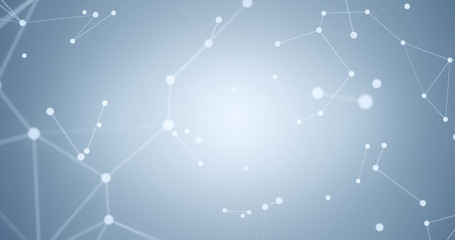 Fototapeta premium Abstract dot points connections illustration background transformation plexus digital evolution future technology graphic animation network connection technology design.