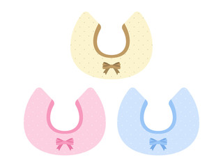 よだれかけのイラスト