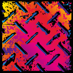 Kolorowe industrialne tło wektor. © Rzoog