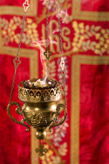 Incense in thurible