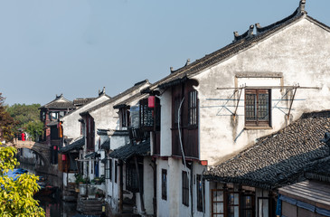 Fototapeta na wymiar Scenery of Zhouzhuang Ancient Town, Suzhou City, Jiangsu