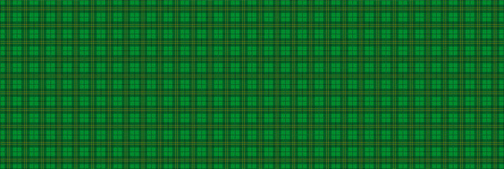 Green Irish Tartan Pattern Header