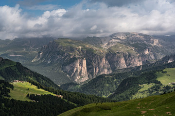 Obraz premium Blick vom Sellajoch