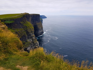 Cliffs by the sea in Ireland 