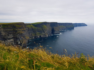 Cliffs by the sea in Ireland 