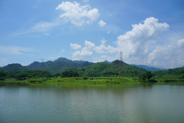 lake in the mountains
