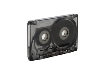 A music cassette tape