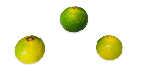 lemons has many benefits to the body and brings flavor to the food. White background