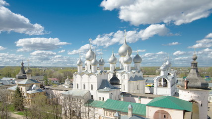 The Nativity Church in the Rostov Kremlin timelapse, Rostov the Great, Russia