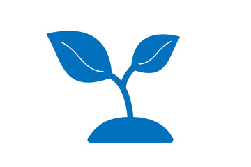 Seedling icon vector 