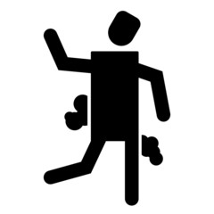 Crime scene with body and blood drops outline, Unsolved Murder on white background, Dead body Vector Icon design