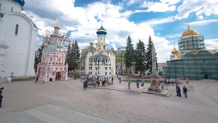 Great monasteries of Russia timelapse. The Trinity-Sergius Lavra.