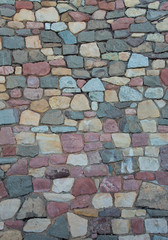 old colorful stone wall background