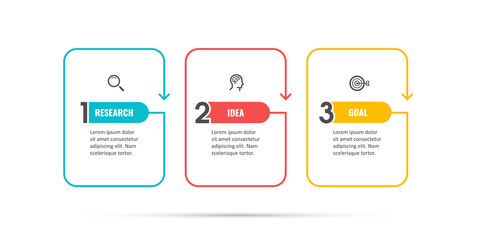 Obraz premium Vector infographic template