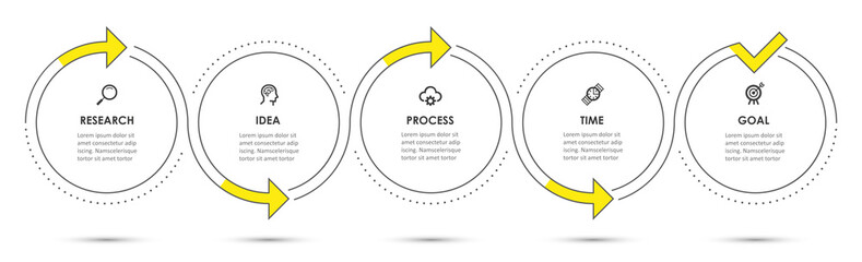 Vector infographic template