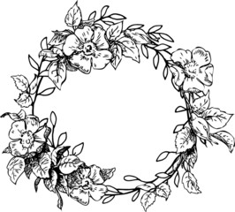 Rose wreath
