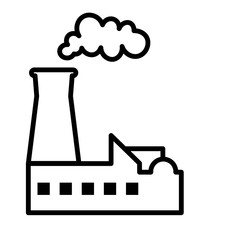 Factory icon vector