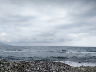 Vacation on the sea with beautiful nature