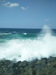 Vacation on the sea with beautiful nature