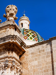 Detail of Cathedral Basilica of Oria,  Puglia, Italy