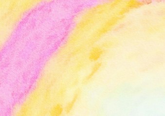 Watercolor paper background. Abstract Painted Illustration. Brush stroked painting.