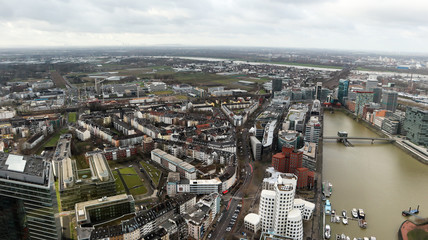 Obraz premium aerial view of paris from eiffel tower