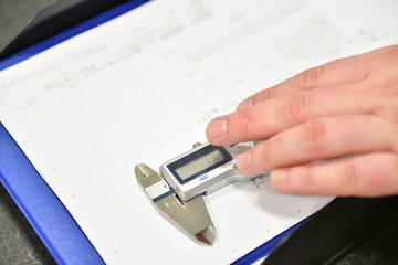 Measuring and creation process in factory