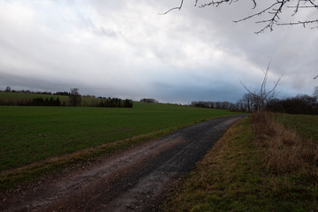 Dorf und Umgebung in Sachsen
