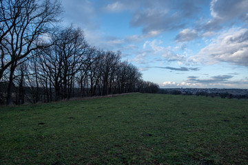 Dorf und Umgebung in Sachsen
