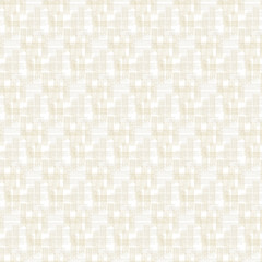 Vector Uneven Weave Design in Gold on White Background Seamless Repeat Pattern. Background for textiles, cards, manufacturing, wallpapers, print, gift wrap and scrapbooking.