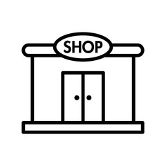 Store icon vector