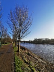 The River Ribble. Preston, Lancashire 