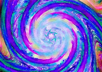 Watercolor paper background. Abstract Painted Illustration. Brush stroked painting.