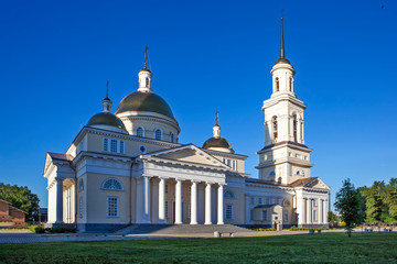 Fototapeta na wymiar Transfiguration Cathedral. Nevyansk. Sverdlovsk region. Russia