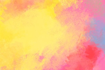 abstract pink & yellow background with space for text or image