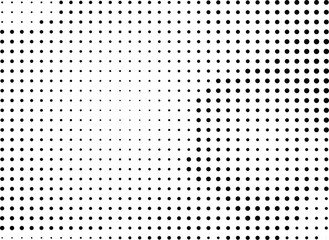 Abstract halftone dotted background. Monochrome pattern with dot and circles.  Vector modern pop art texture for posters, sites, business cards, cover postcards, interior design, labels, stickers.