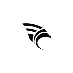 Unique abstract eagle vector for a symbol or logo