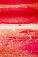 Blurry red wall texture. Abstract colorful texture background with a lot of copy space for text.