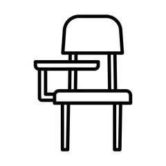 Fototapeta premium School Chair icon