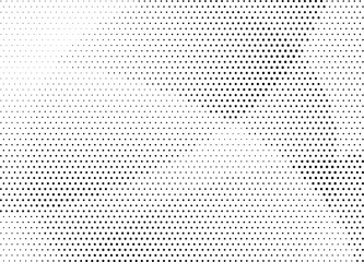 Abstract halftone dotted background. Monochrome grunge pattern with dot and circles.  Vector modern pop art texture for posters, sites, business cards, cover, postcards, labels, stickers layout.