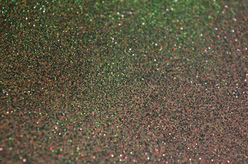 Green and Red Glitter Close Up Background Texture
