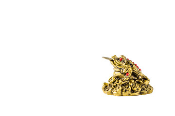 the statue of the Eastern toad by Feng Shui is a sign of wealth and prosperity