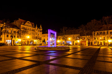 Chełmno rynek fontanna stare miasto