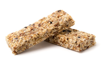 Müsliriegel mit Hanfsamen